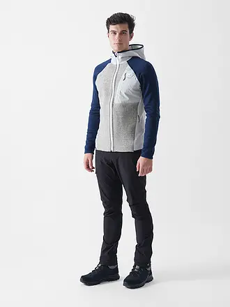 ORTOVOX | Giacca in pile da uomo Classic Knit Hoodie | hellgrau